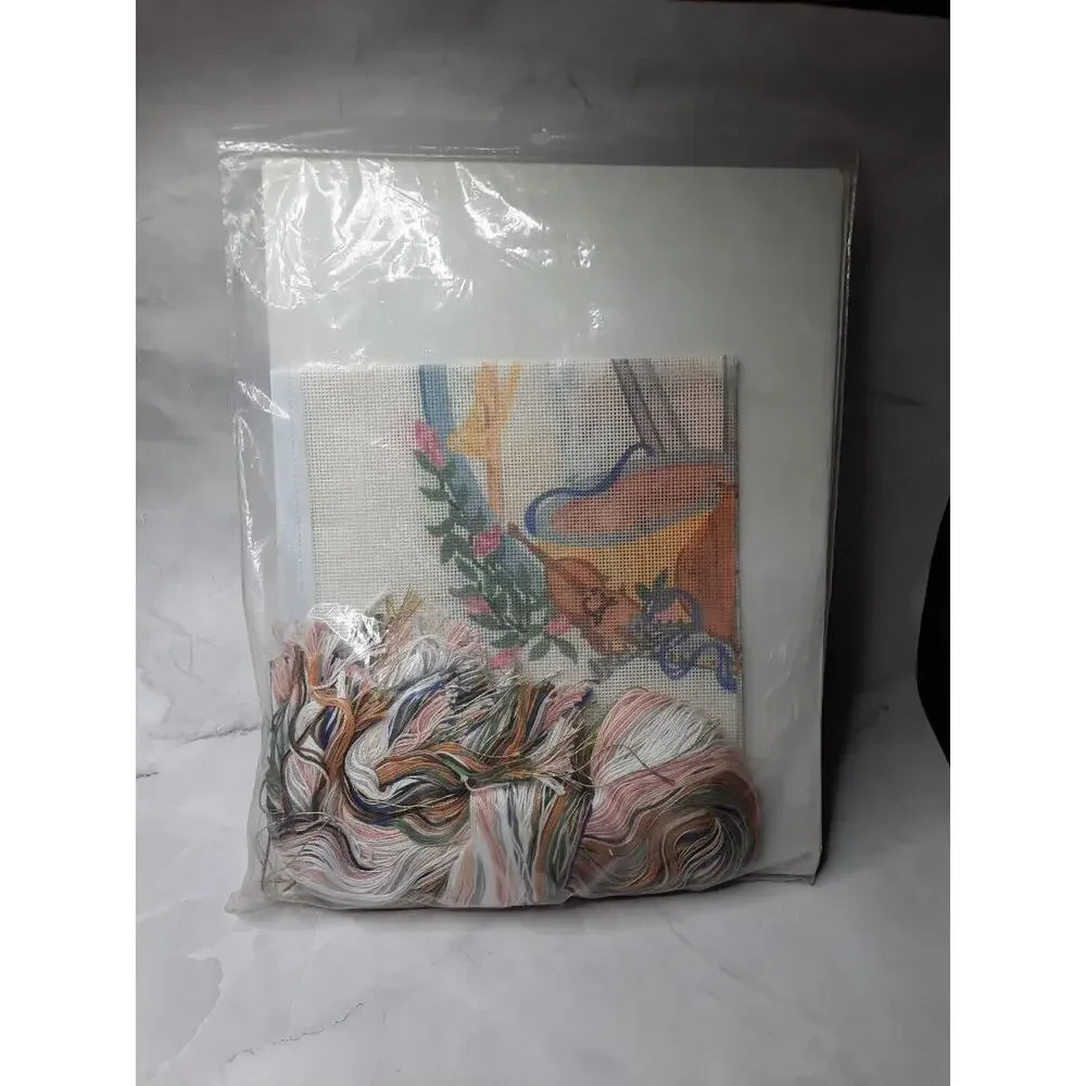 Candamar Something Special Needlepoint Kit Musical Instruments 30581 Vintage